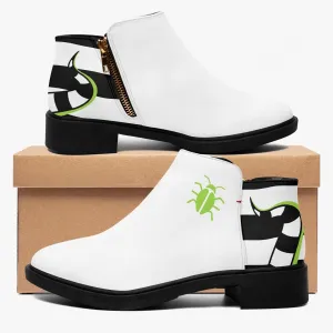 Beetlejuice & Sandrworm Ankle Zipper Boots Boots
