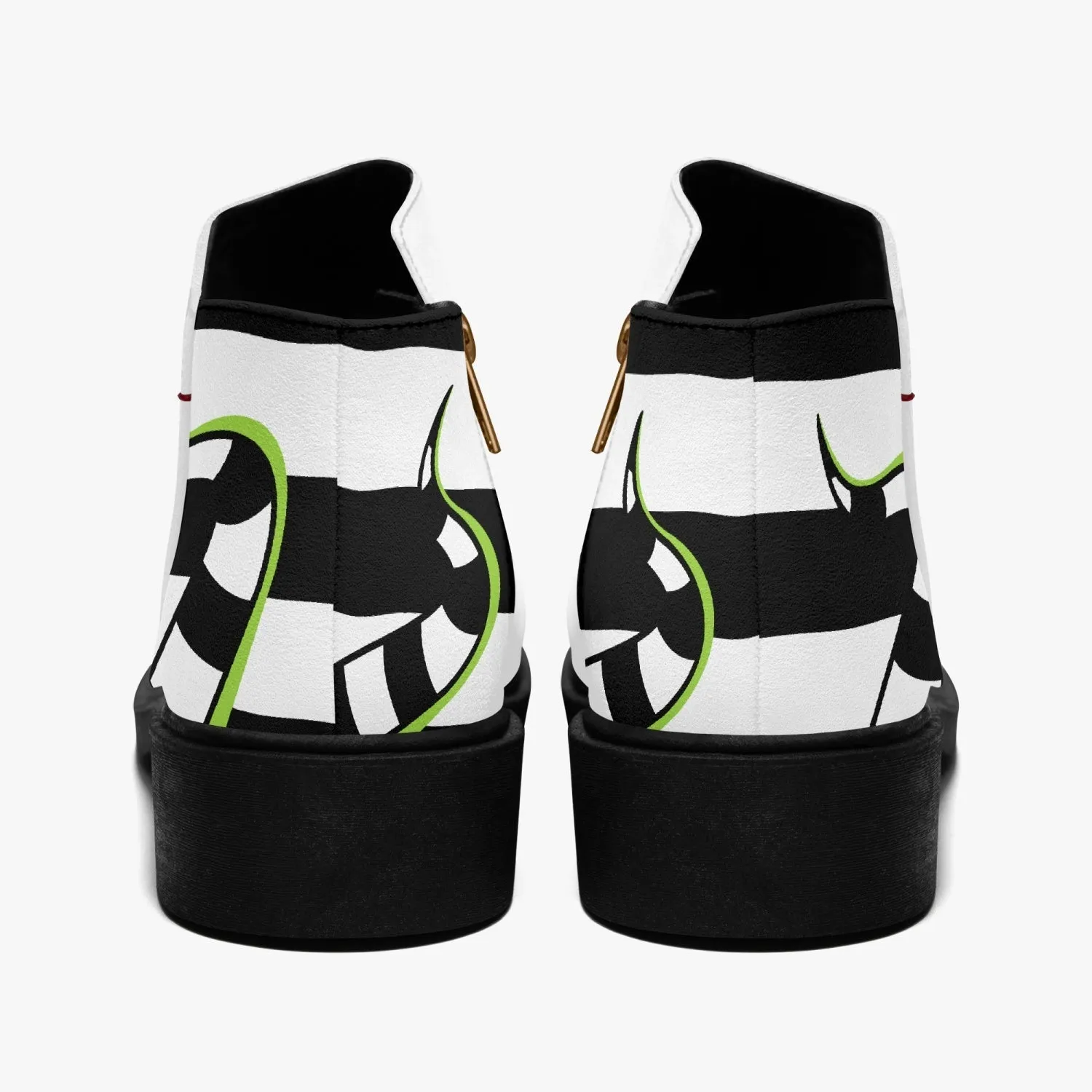 Beetlejuice & Sandrworm Ankle Zipper Boots Boots