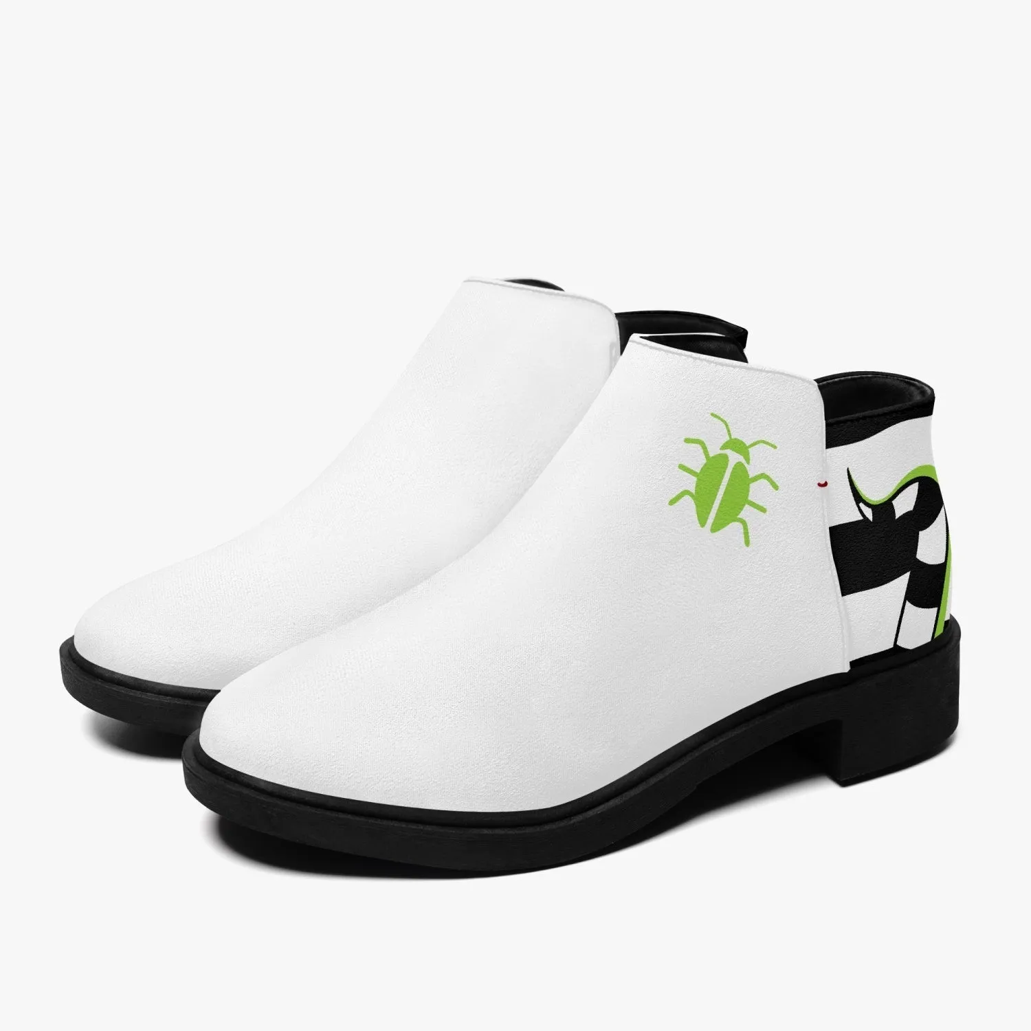 Beetlejuice & Sandrworm Ankle Zipper Boots Boots