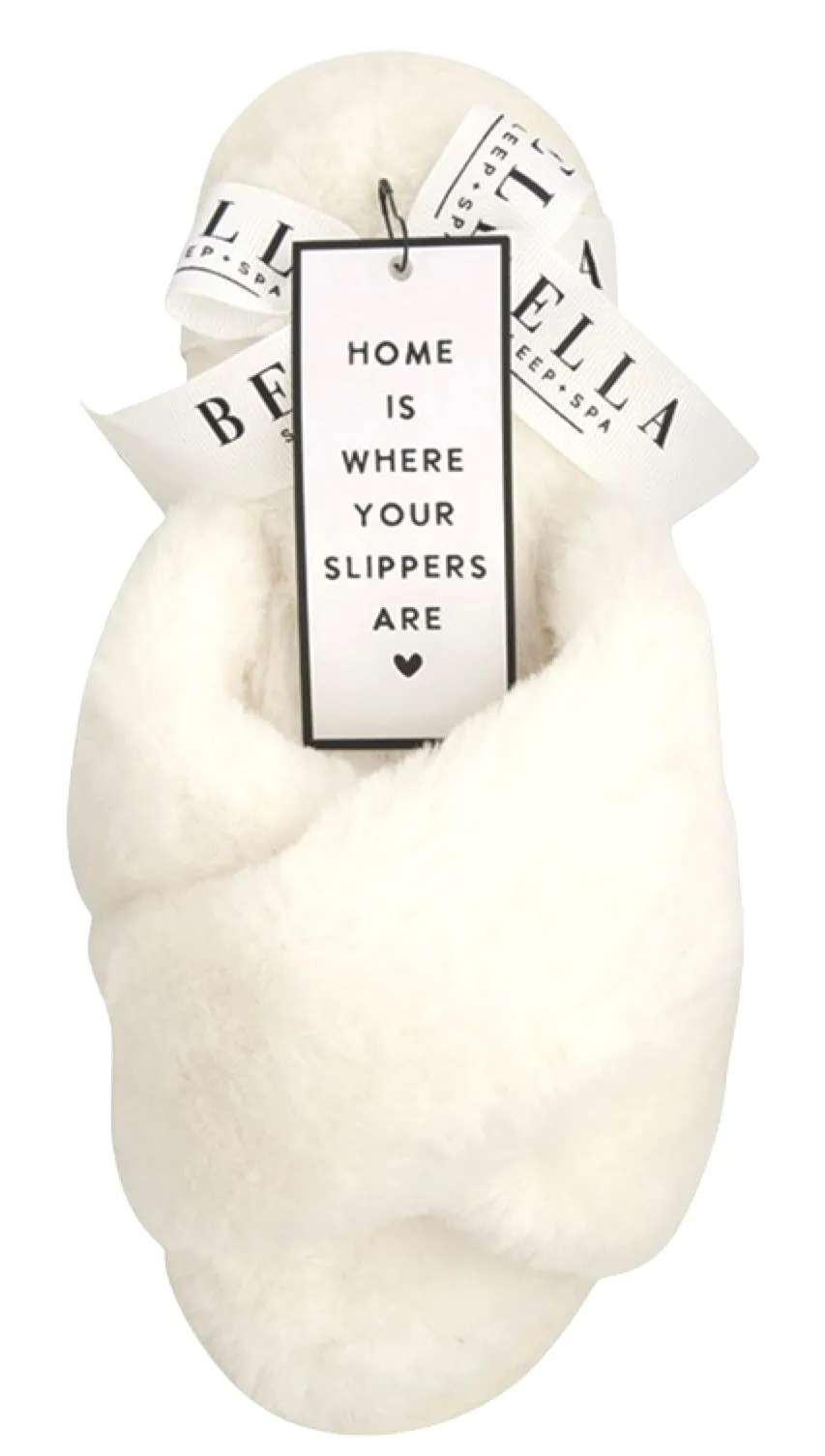 Cross Cross Plush Slippers