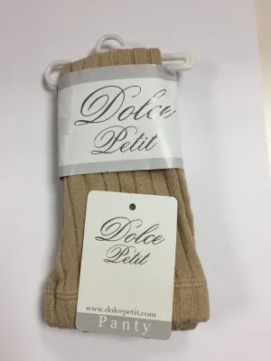 Dolce Petit Girls Tights -  Camel 2500
