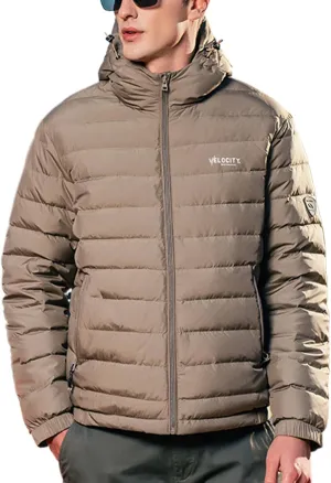 Goose Down Jacket, Warm and Soft Goose Down Jackets Men,Waterproof Windproof Unisex Down Jacket