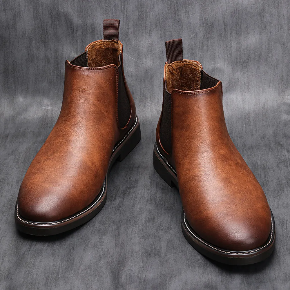 Retro Fashion Chelsea Ankle Boots