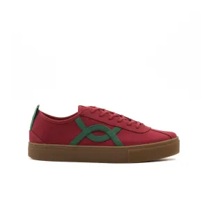 Vegan sneaker bourdeaux KAF013