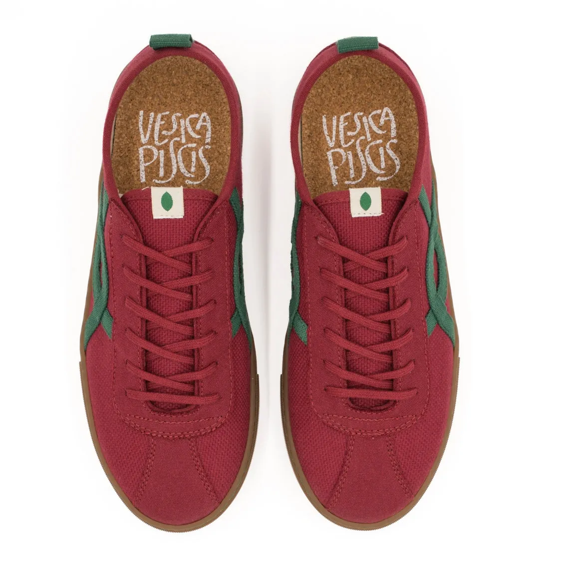 Vegan sneaker bourdeaux KAF013